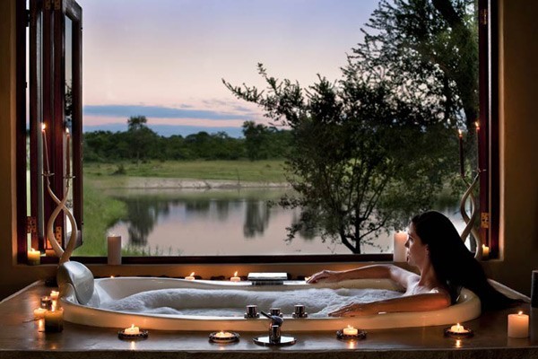Relaxing at the spa at Arathusa Safari Lodge