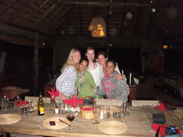 Happy guests at Haina Kalahari Lodge
