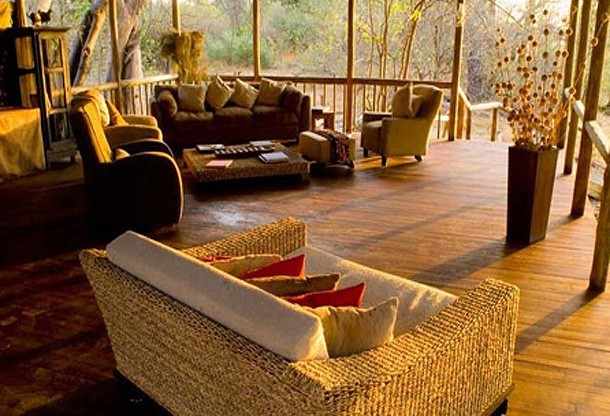 Lounge Area at Kwara Camp