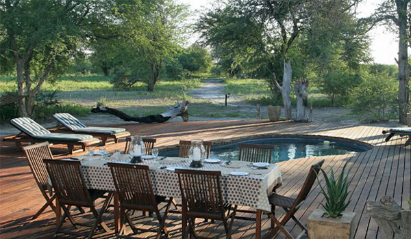 Haina Kalahari Lodge - Pool area