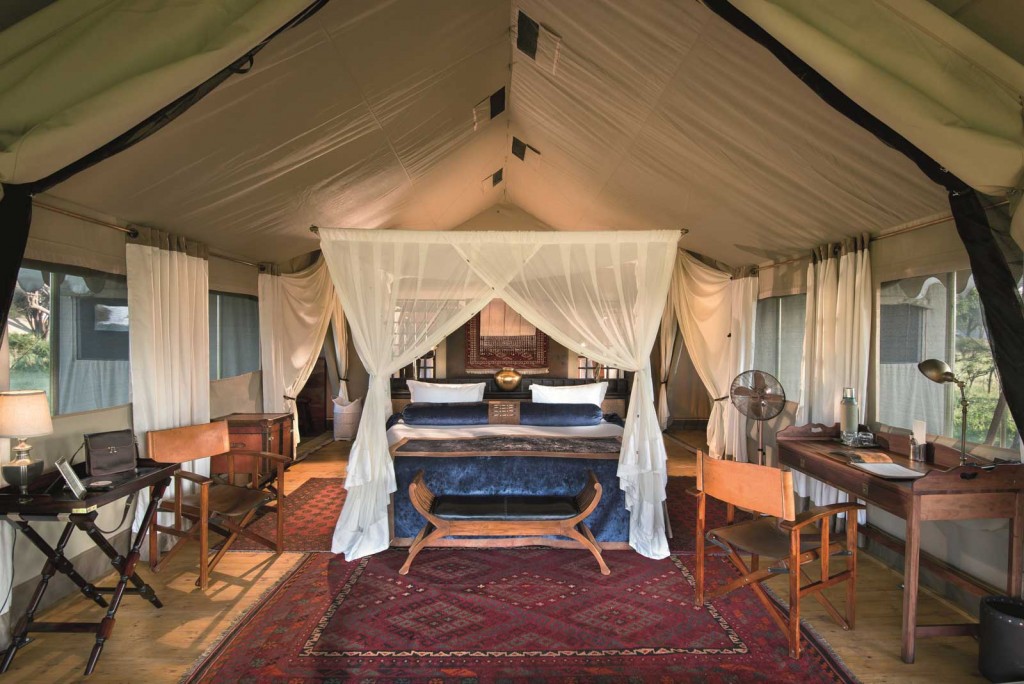 Duba Expedition Camp tent interior