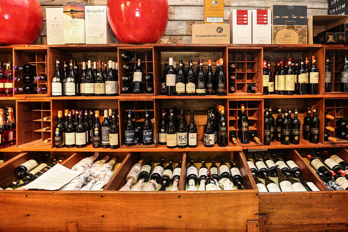 Peregrine Wine Section