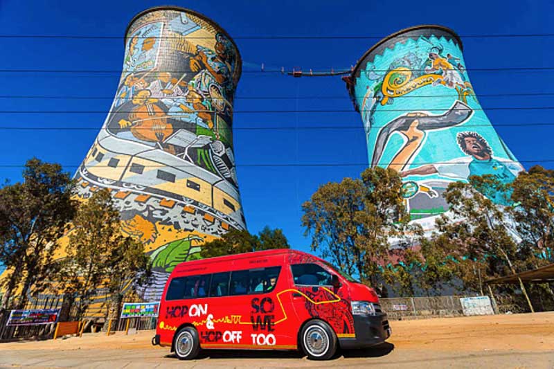 Towers of Soweto - Image Rainbow Cabs