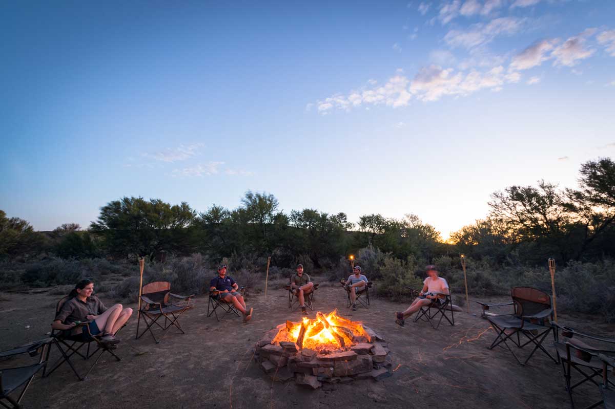 Roam Tented Camp Campfire