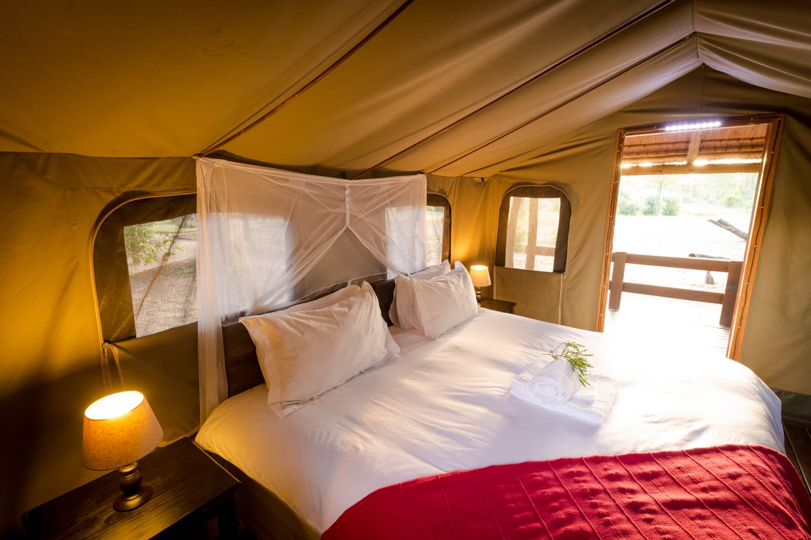 Shindzela canvas tented accommodation