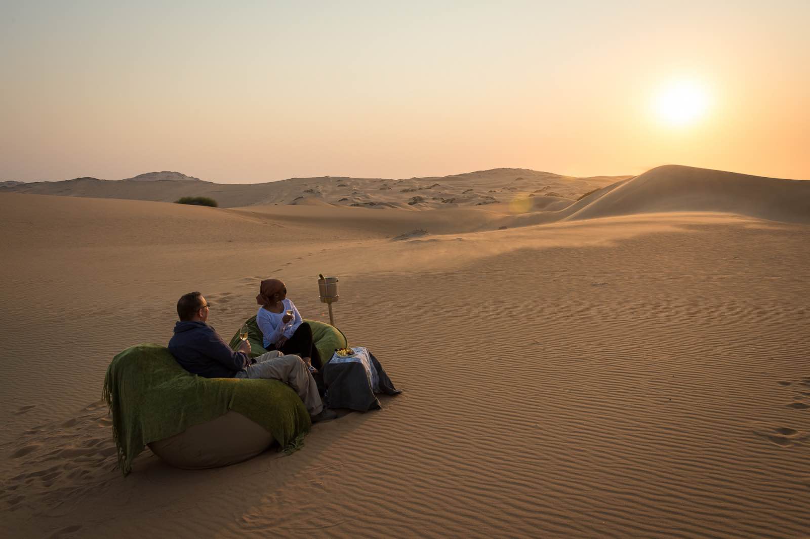 Serra Cafema sundowners in the desert