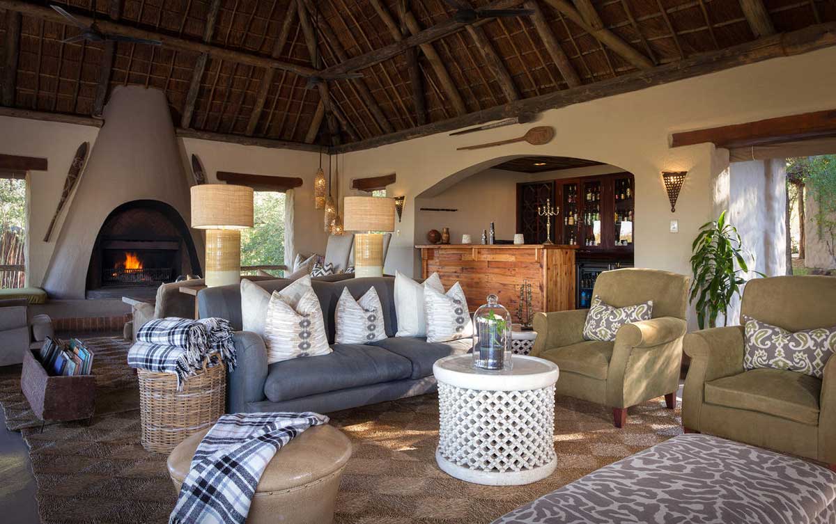 Simbambili Lodge Lounge