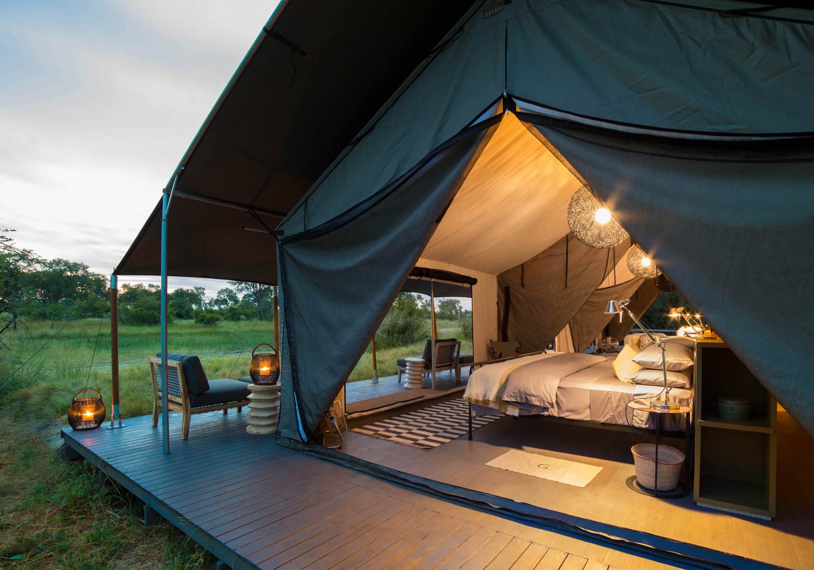 Gomoti Plains Camp classic tented luxury