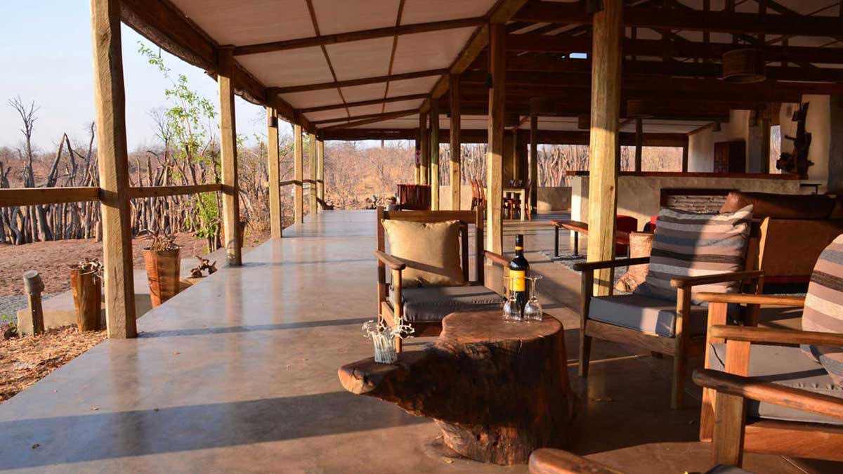 Chobe Elephant Camp Lounge Area