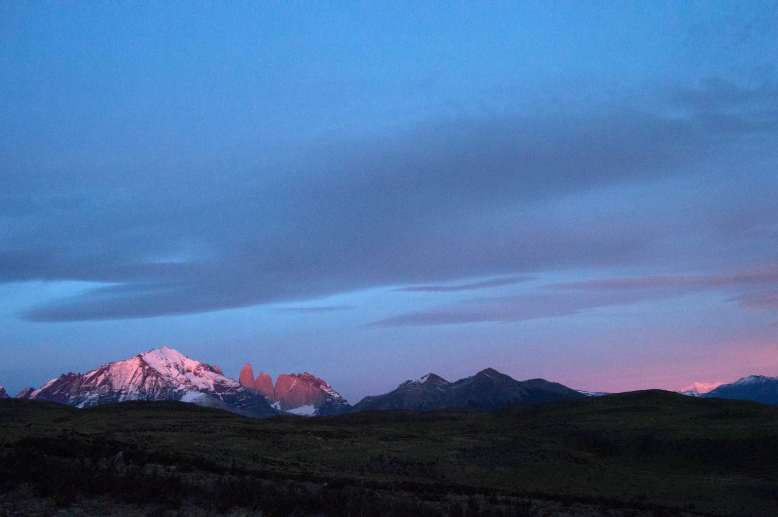 Sunrise on Torres del Paine