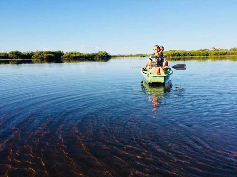 Canoeing in the Pantanal