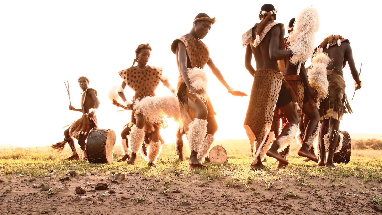 Zulu dancing at Phinda