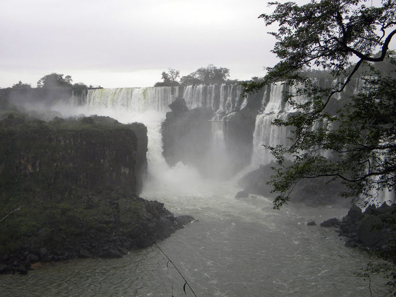 Iguassú Falls in South America
