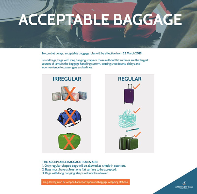 ACSA Baggage Rules