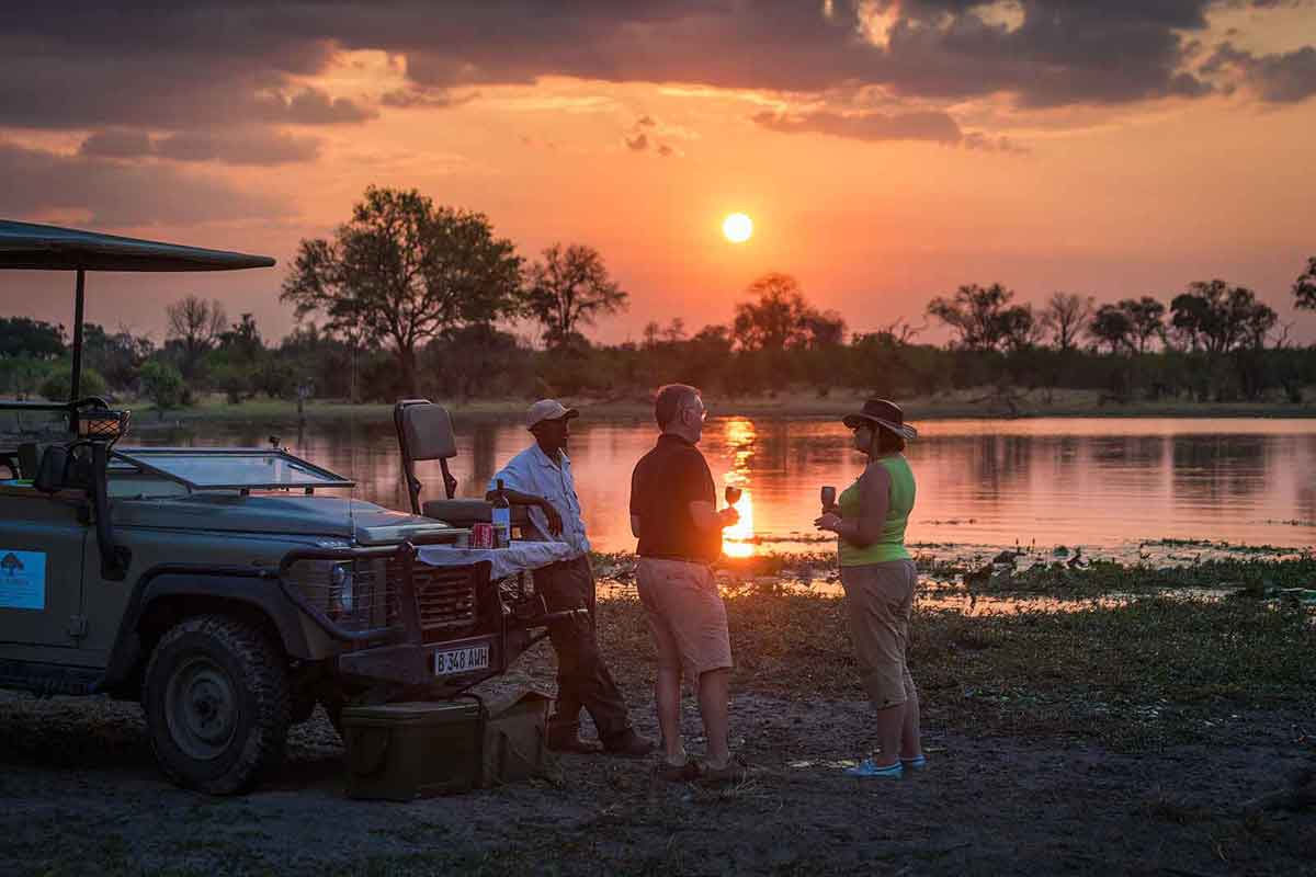 Machaba Camp Safari Sundowners