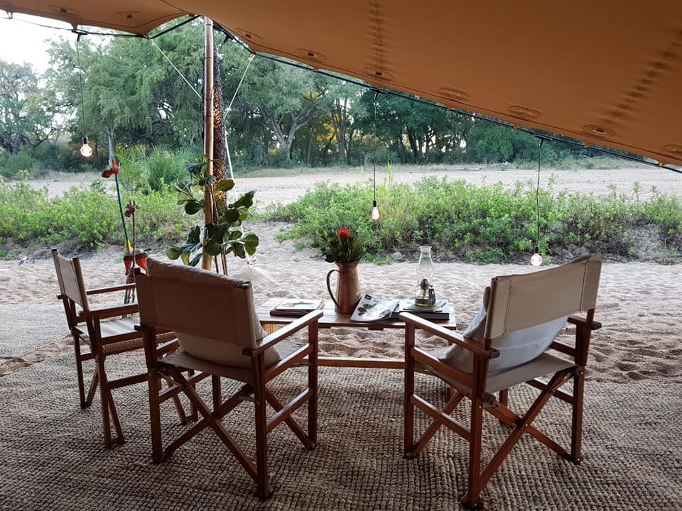 View from your private tented suite in the Kruger