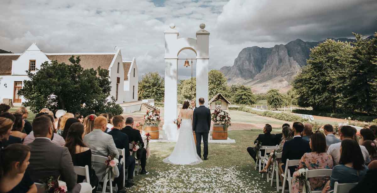 Zorgvliet Vineyard Chapel Wedding