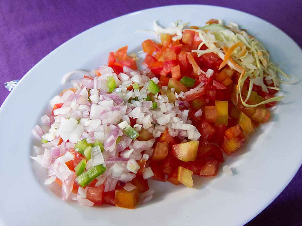 Kachumbari Onions and Tomato