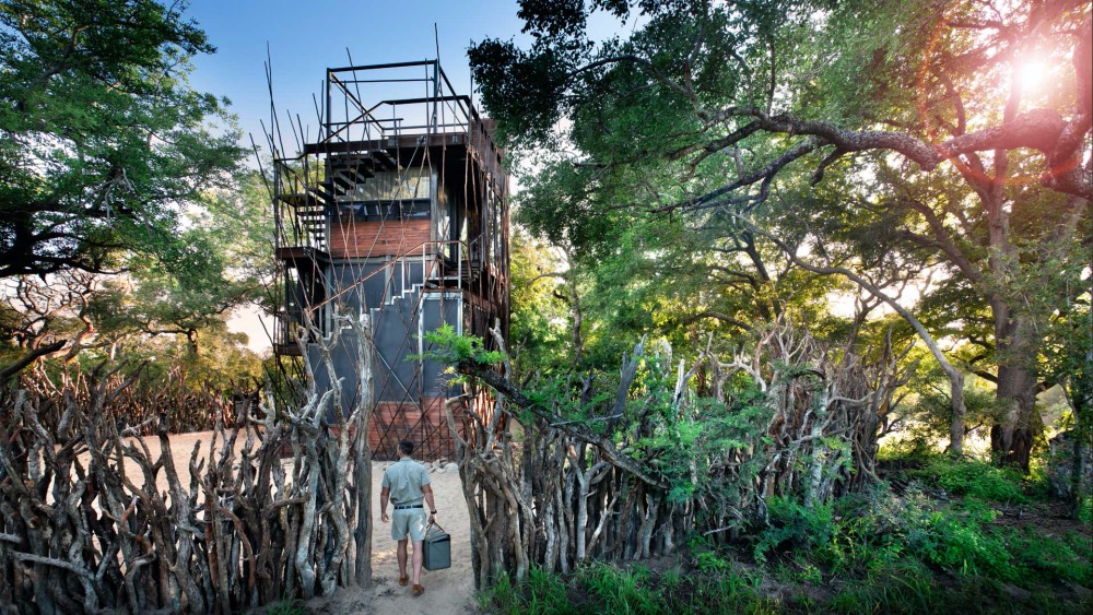 The unique and architecturally appealing Ngala Treehouse