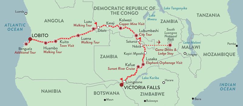 Sun Safaris Rovos Rail Copper Trail